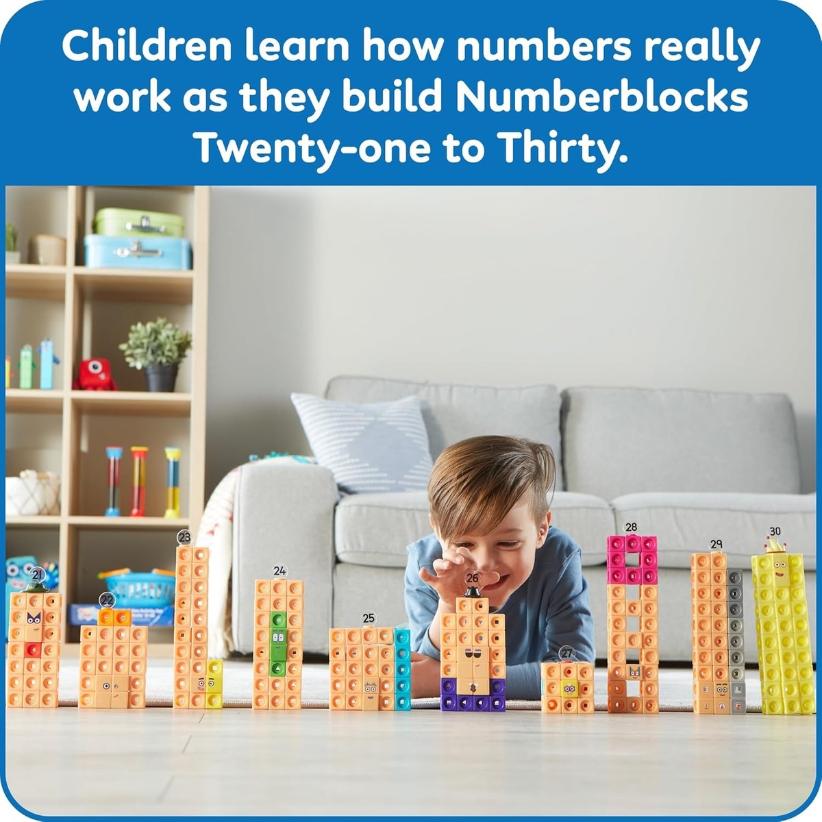 Hand2mind 96321 MathLink Cubes Numberblocks 21-30 Activity Set | eBay