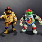 Teenage Mutant Ninja Turtles TMNT Playmates Lot Donatello Raphael Vintage Figure