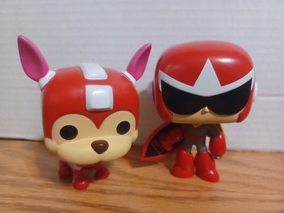 Funko Pop Games Mega Man Proto Man & Rush FM2158 2018 Figure Toy