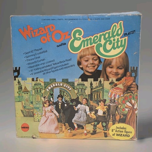 Vintage 1974 Mego Zauberer von Oz Emerald City 42" Spielset mit 8" Zauberer & Box - KOMPLETT - Bild 17 von 22
