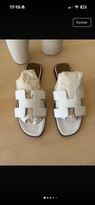 Hermès Oran Sandalen - Größe 38 38. Sehr guter Zustand   Hermès