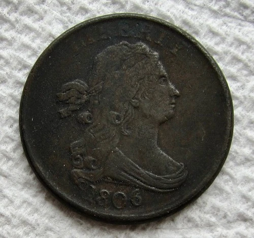 1806-P Half Cent — photo from the most recent tracked eBay sale