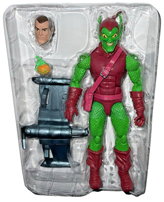 Marvel Legends GREEN GOBLIN 6'' Figure Glider & Pumpkin Bomb Retro Animated