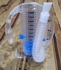 AirLife Volumetric Incentive Spirometer w/One-Way Valve 4000 mL