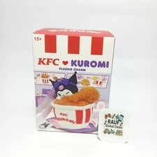 Limited Edition KFC x Kuromi Plushie Charm | Sanrio Collectible Cute Gift