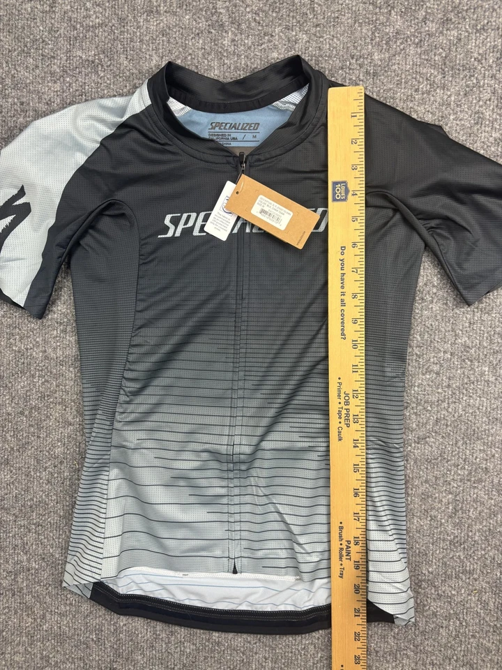 Camiseta deportiva Specialized SL para mujer mediana negra gris carta equipo ciclismo bicicleta nueva Foto 4 de 4