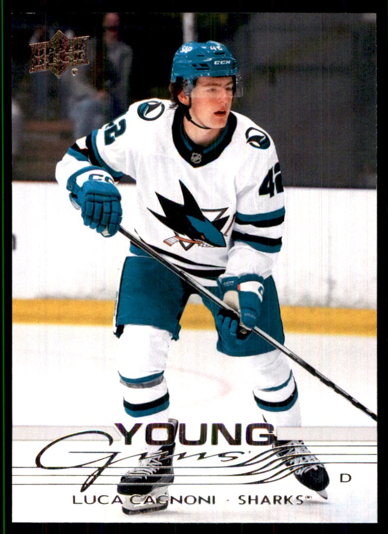 2025-26 Upper Deck Luca Cagnoni RC San Jose Sharks #213