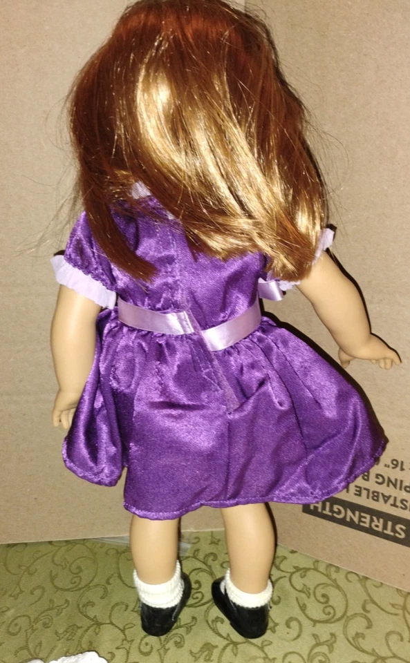 American Girl Doll Emily Bennett, red hair, blue eyes. Three outfits - Image 2 of 4