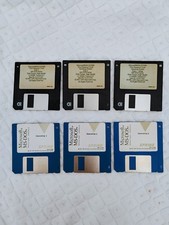 Vintage MS-DOS 5.0 Spring Circle OEM Blue 6.0 3.5" Floppy Disk Lot Complete
