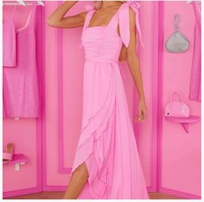 Show Me Your Mumu Runway Ruffle Dress - Pretty In Pink Size 1x