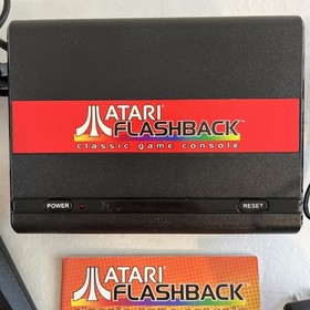 Atari Flashback Mini 7800 Console w/ 2 Controllers & Power Cables Manual  Tested