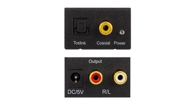 Cinch/ TOSLINK-2x 03134 Cinch Audio Digital-Analog Konverter