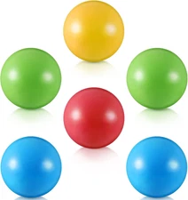 Multi-Colored Replacement Ball Set of 6 for Playskool Ball Popper Toys Comp