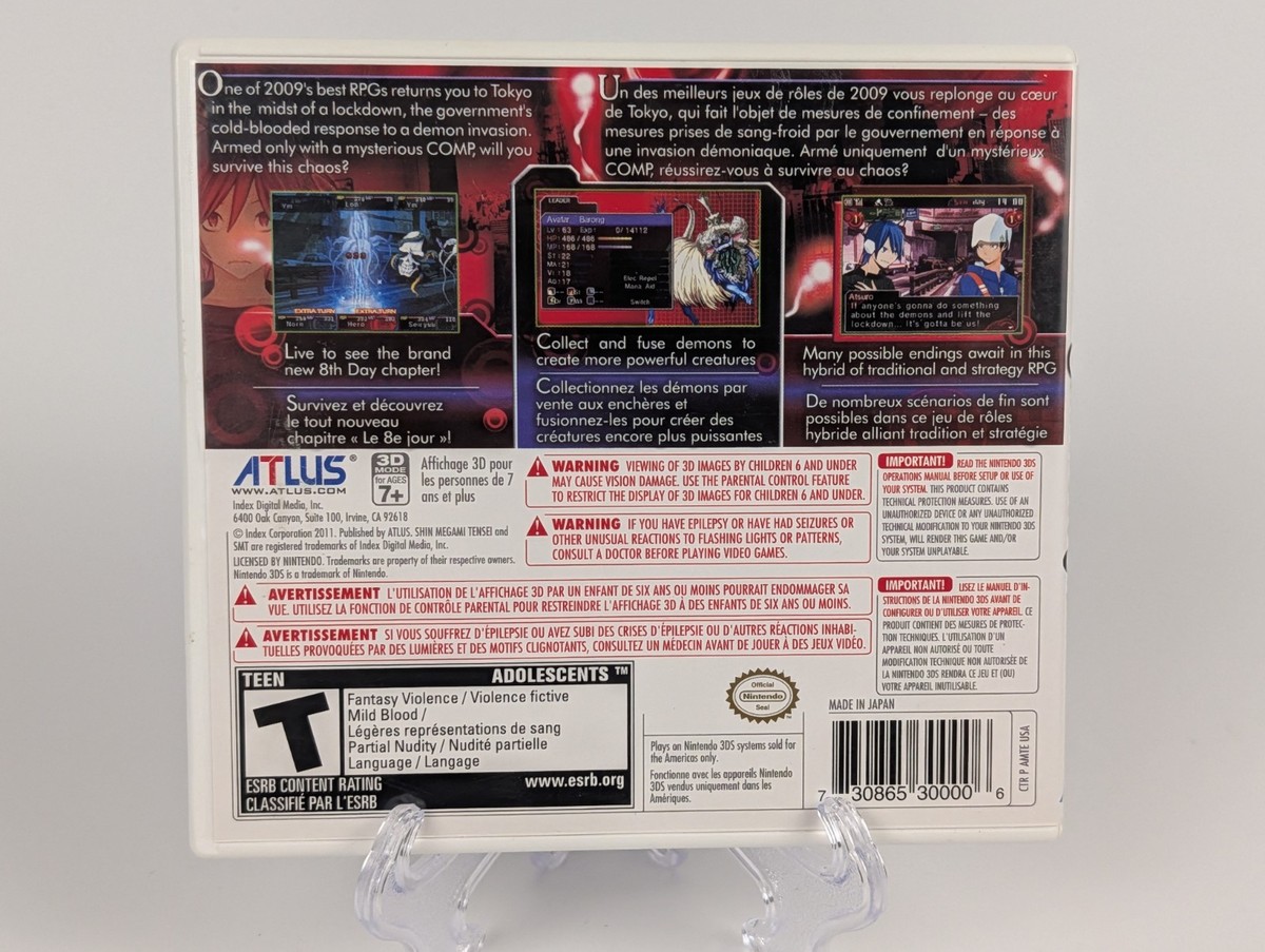 Shin Megami Tensei: Devil Survivor Overclocked (Nintendo 3DS)CIB