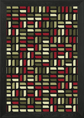 Geometrisches Muster NZ gerahmtes Wandbild Poster Leinwanddruck Bild