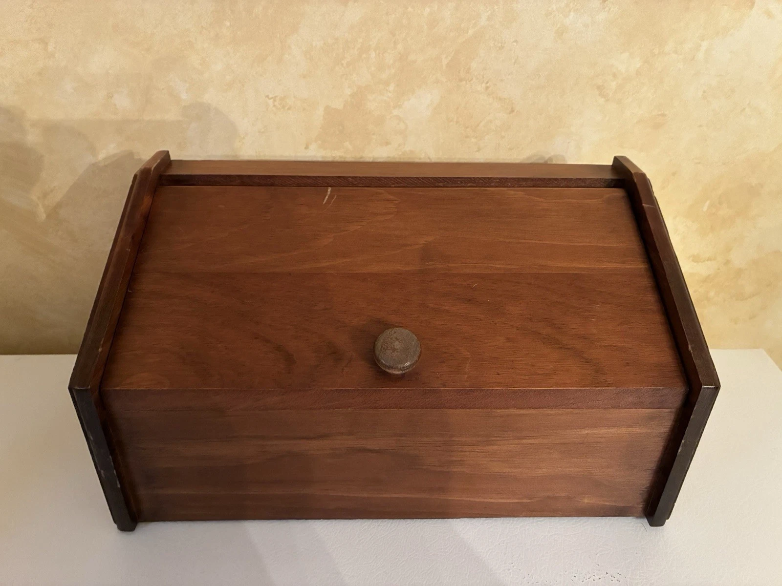 Vintage Wooden Bread Box