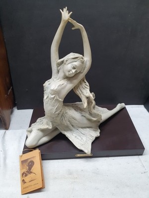 Barbetta Skulptur, Ballerina, Bisquit Porzellan, 419/1000, 29 cm hoch (BC)