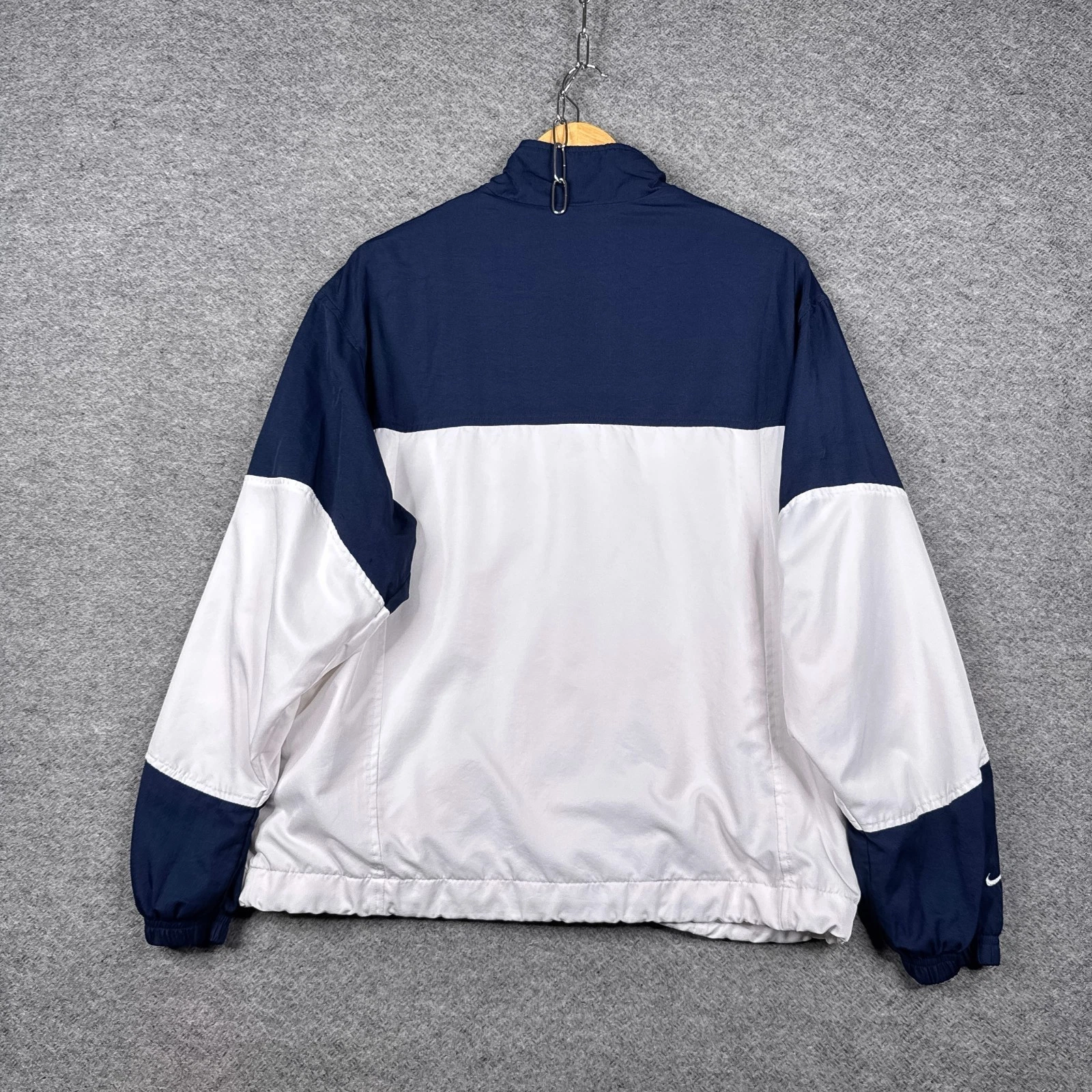 Vintage 90s Jacket Mens Medium M White Nike Challenge Court Andre Agassi image 8