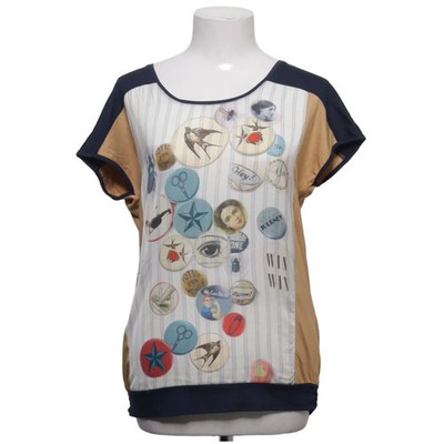 Expresso, Top, Größe: S, Harlene, Blau/Beige/Mehrfarbig #8y1