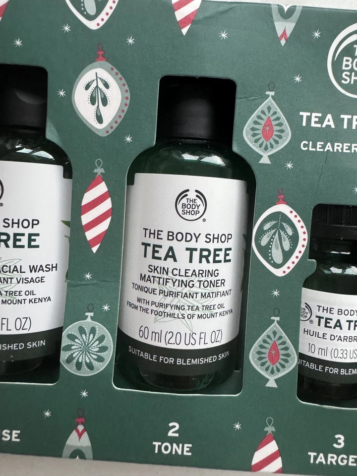 The Body Shop - Tea Tree 123 Gift Face Wash 60ml, Toner 60ml, Tea Tree Oil 10ml - Image 3 of 4