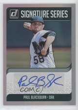 2018 Panini Donruss Signature Series Paul Blackburn #SS-PB Auto 0w8