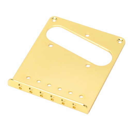 Top Loader Guitar Bridge Plate Steel 6 Strings Gold Guitar Bridge Base Plate - Picture 18 of 22