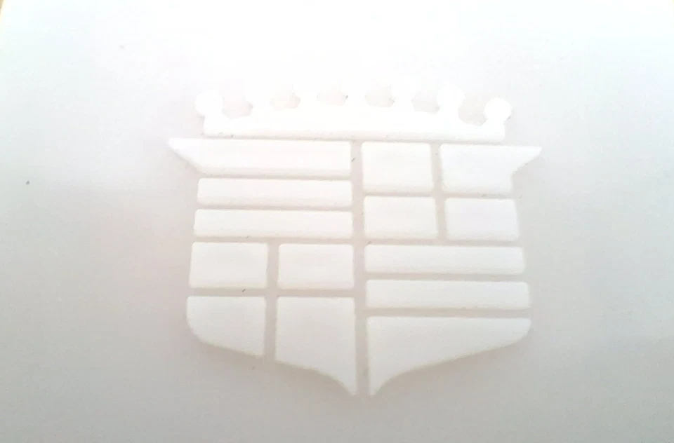 Cadillac Square C Pilar 69-92 Cortesía C Panel de Vela Lente de Luz con Cresta Foto 3 de 4