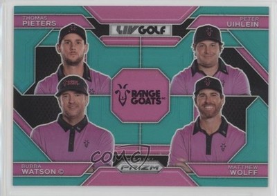 2024 Prizm LIV Golf Team Cards Teal Matthew Wolff Thomas Pieters Rookie RC 05zk