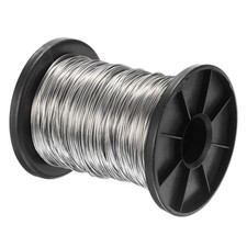 304 Stainless Steel Wire, 328 Ft 0.7mm 21 Gauge Soft Craft Wire, Silver