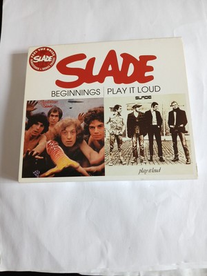 SLADE BEGINNINGS / PLAY IT LOUD CD EXCELLENT COND 2 ALBUMS 1969/70 REMAS+BONUSES