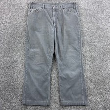 Vintage Y2K Levi's 505 Corduroy Pants Mens 36x25 Gray Regular Fit Straight Leg
