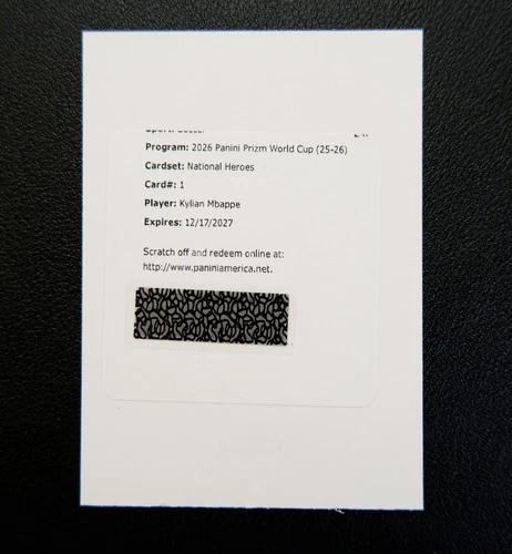 2026 Panini Prizm FIFA World Cup Kylian Mbappe National Heroes Auto