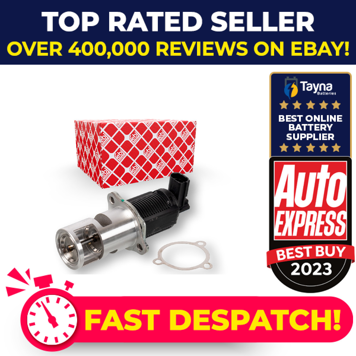 EGR Valve fits RENAULT AVANTIME DE01 2.2D 02 to 03 G9T712 8200374875 Febi New