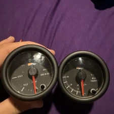 Boost & Exhaust Temp Gauge Glowshift Gauges 7 Colors