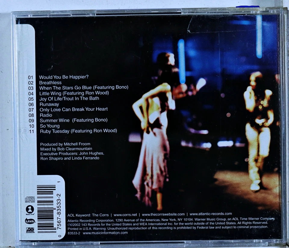 The Corrs - Vh1 Presents the Corrs: Live in Dublin (CD 2002) - Imagem 2 de 2