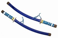 2 Blue Plastic Dragon Ninja Swords Play Toy Sword Ninga Items Costume W Case 2 Blue Plastic Dragon Ninja Swords Play Toy Sword Ninga Items Costume W Case