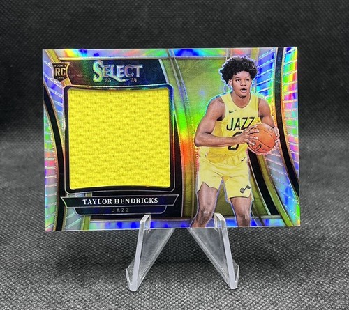 Taylor Hendricks #RJS-TH Silver Prizm Rookie Patch 2023-24 Select Basketball RC - Picture 1 of 2