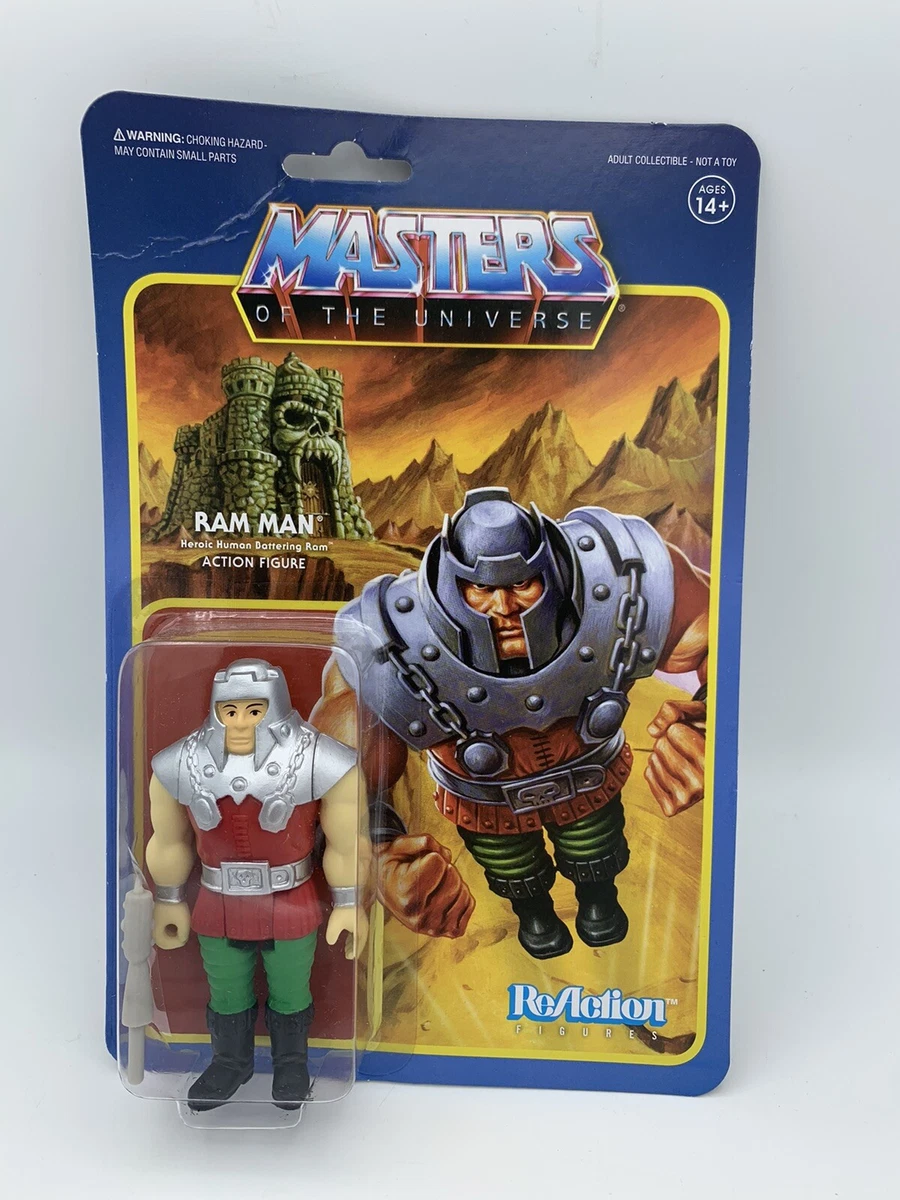 Masters of the Universe Ram Man ReAction Figure Super7 MOTU Bent