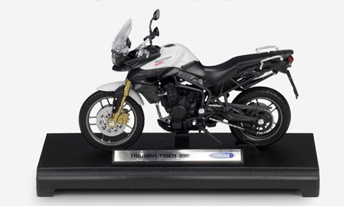GB WELLY 1:18 Tiger 800 Racing Sports Model Collect Metal Motorcycle - Picture 3 of 6
