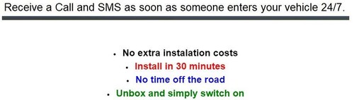 VAN-MINIBUS-CAR EASY-FIT Wireless Alarm Security System ALERT Mobile Call/SMS - Picture 3 of 14