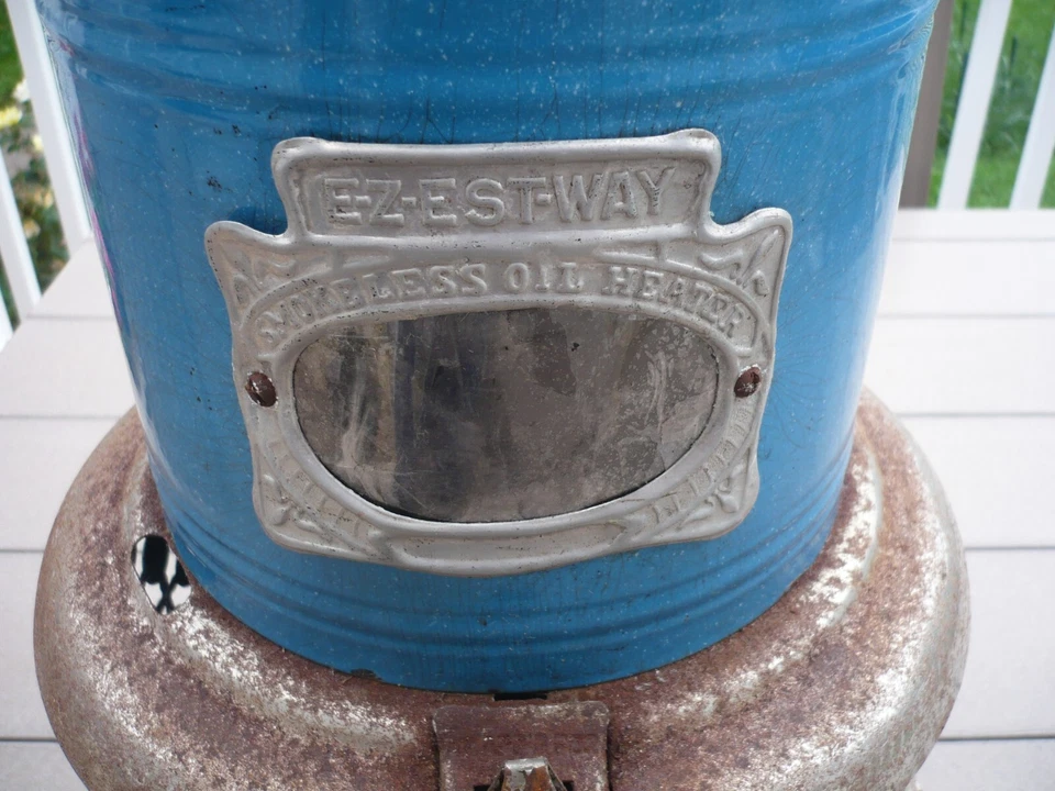 ez est way 煤油加热器 蓝色搪瓷 非完美加热器 谷仓 找到 免费发货 — 第 2/4 张图片