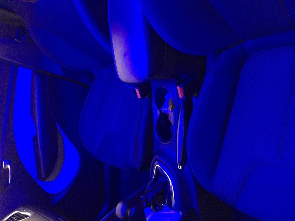 Allá Lighting Azul Frío LED 212-2 Mapa Domo Cortesía Ambiente Luz Festón Bombilla Foto 4 de 4