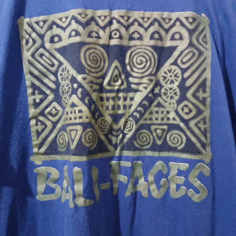 Camiseta de Viaje Turístico Indonesia Cara Bali Años 90 De Colección - Talla XL Para Hombres Foto 2 de 3