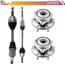 4X Front CV Axle Shaft & Wheel Hub Bearing For 2011-2019 Jeep Grand Cherokee AWD