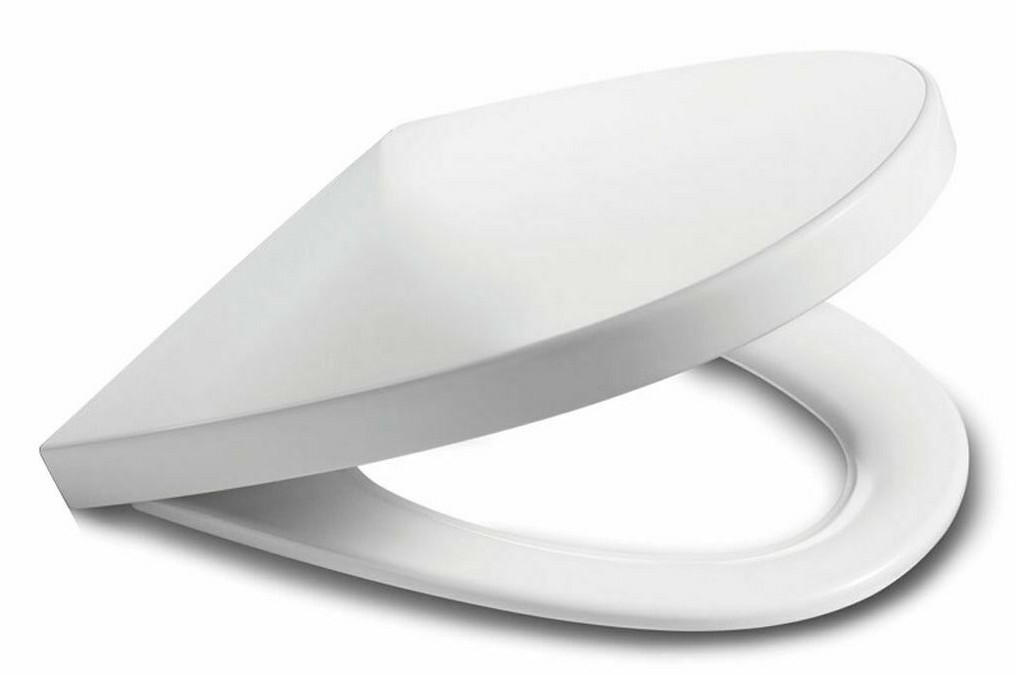 Roca KHROMA SOFT CLOSE TOILET SEAT ONLY WHITE/CHROME eBay