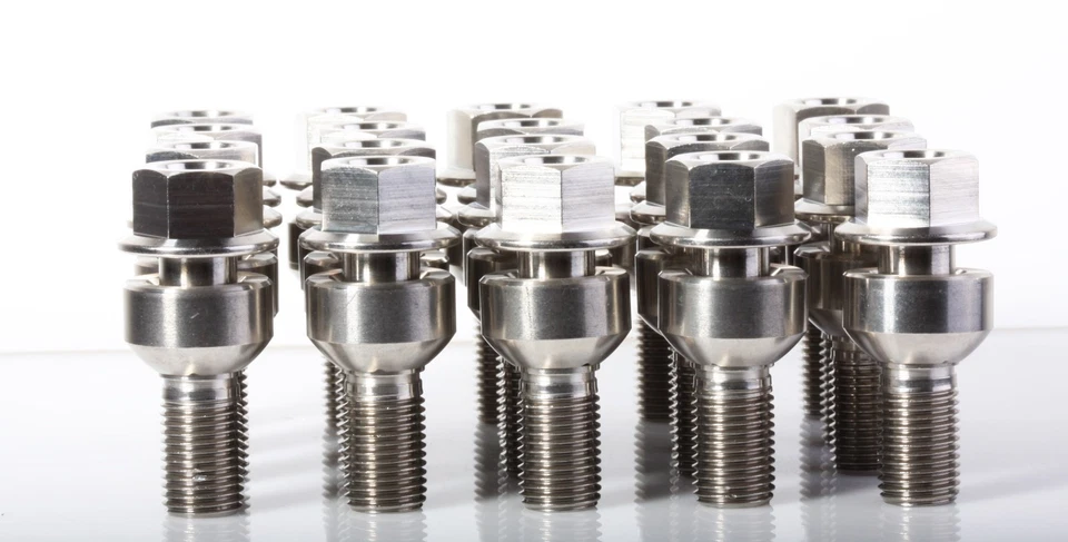 Porsche Cayman Titanium Lug Bolt Aerospace Grade 5 6AL4V Titanium 20 pieces - Image 2 of 4