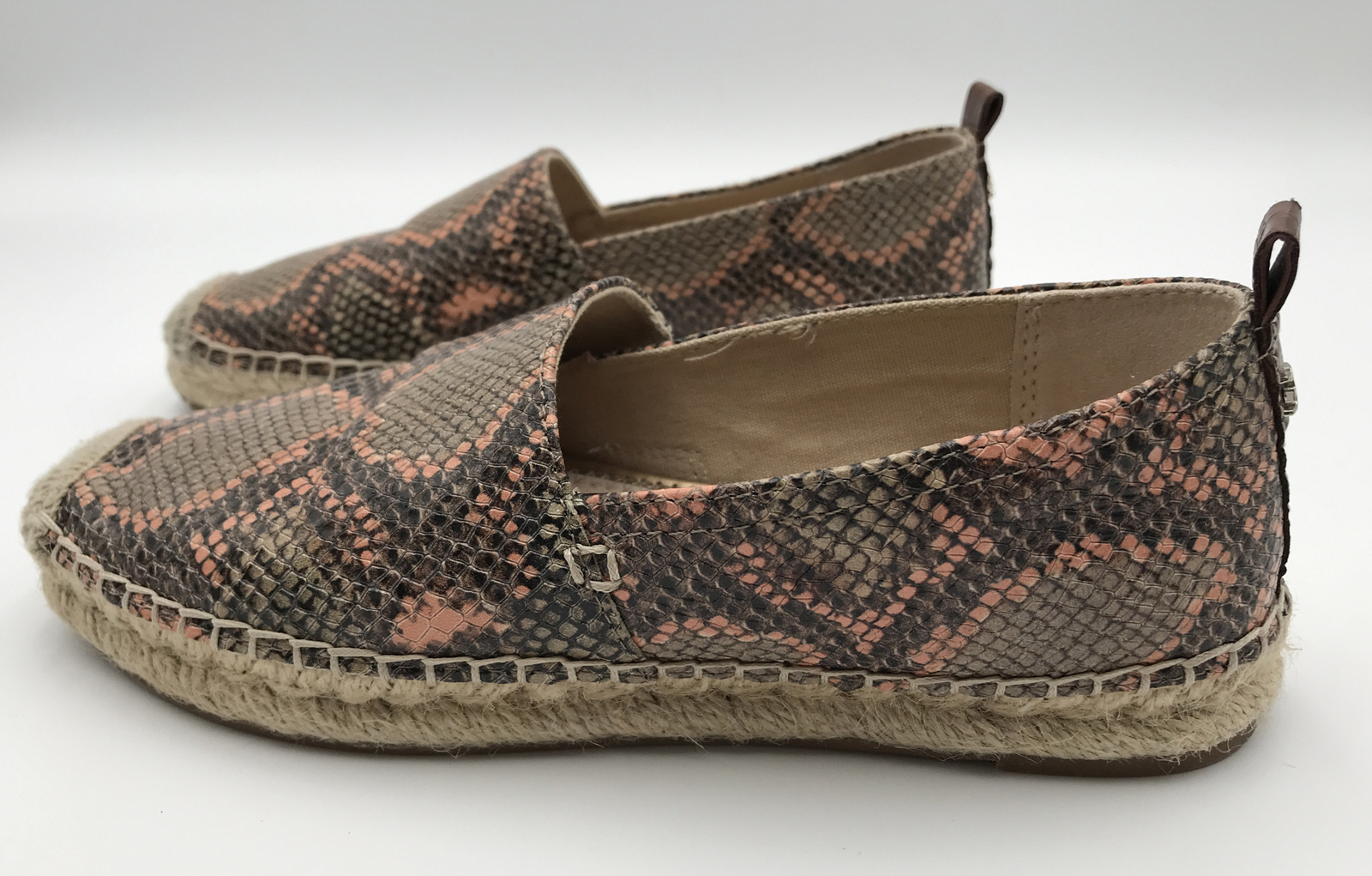 Sam Edelman Leather Snake Print Python Espadrille… - image 7