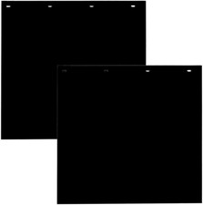 Buyers Products Polymer Mud Flaps - Pair, 24x24in Black