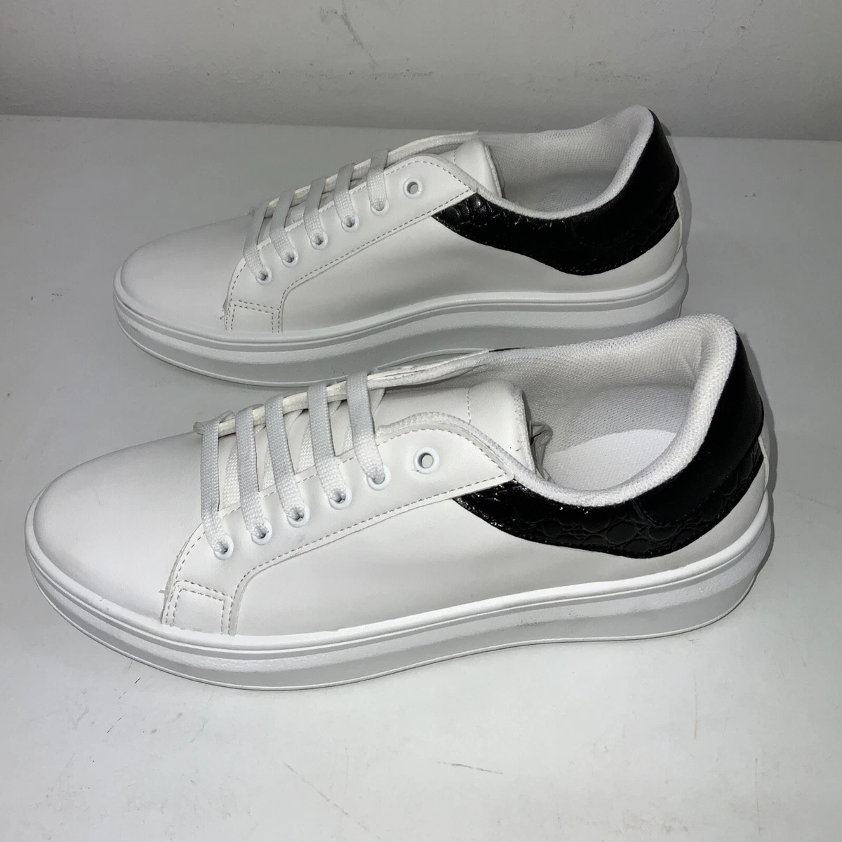 Topshop store white shoes