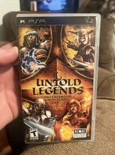 Untold Legends Brotherhood of the Blade Sony PSP - Complete CIB Black Label